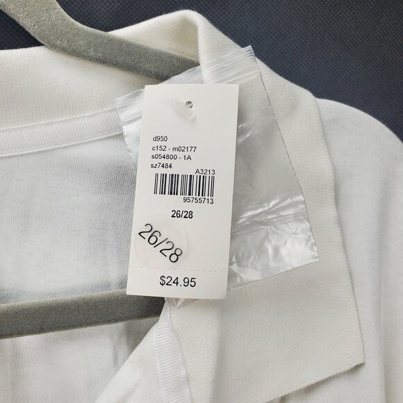 Lane Bryant Pretty & Perfect Cotton White Shirt Sz 26/28 4XL Mnimalist Basic NWT - Picture 7 of 13